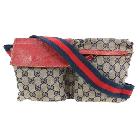 red and blue gucci fanny pack|Gucci fanny pack ioffer.